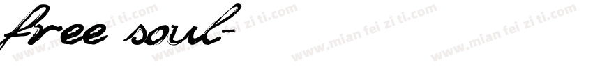 free soul字体转换